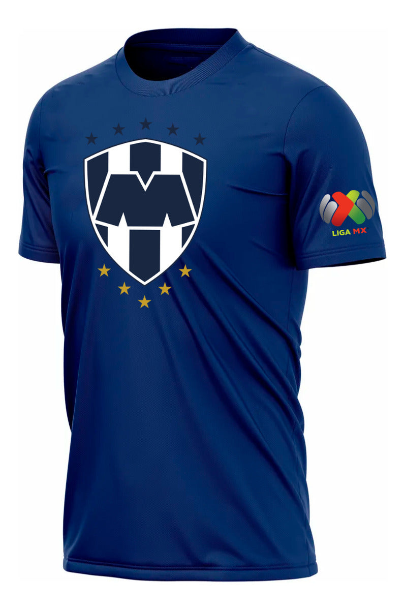 Playera Monterrey Rayados Mty Fútbol Club Liga Mx Soccer