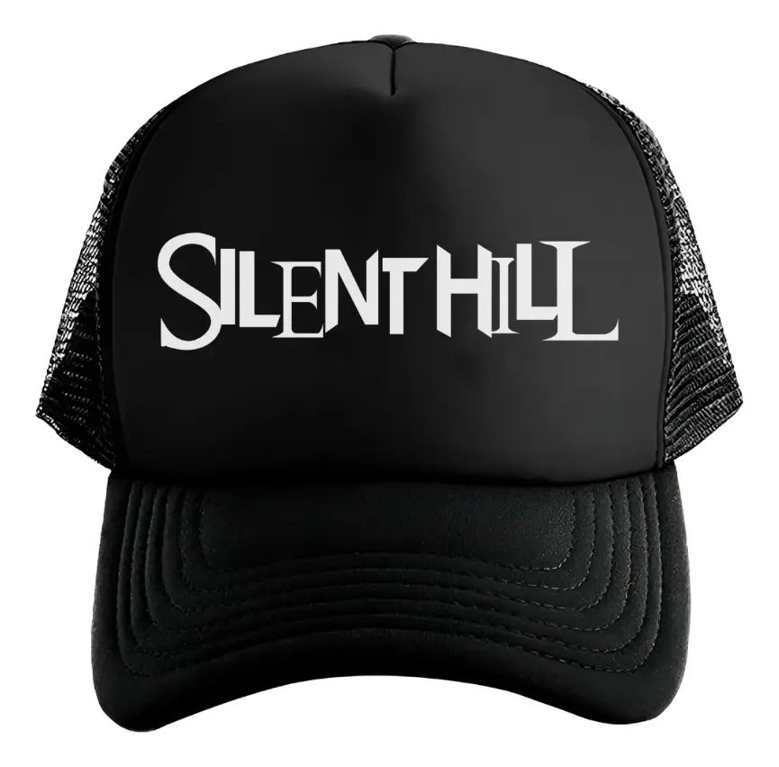Gorra Trucker Silent Hill Videojuegos Gamer Streaming Ps5 Pc Negro Ajustable Sh
