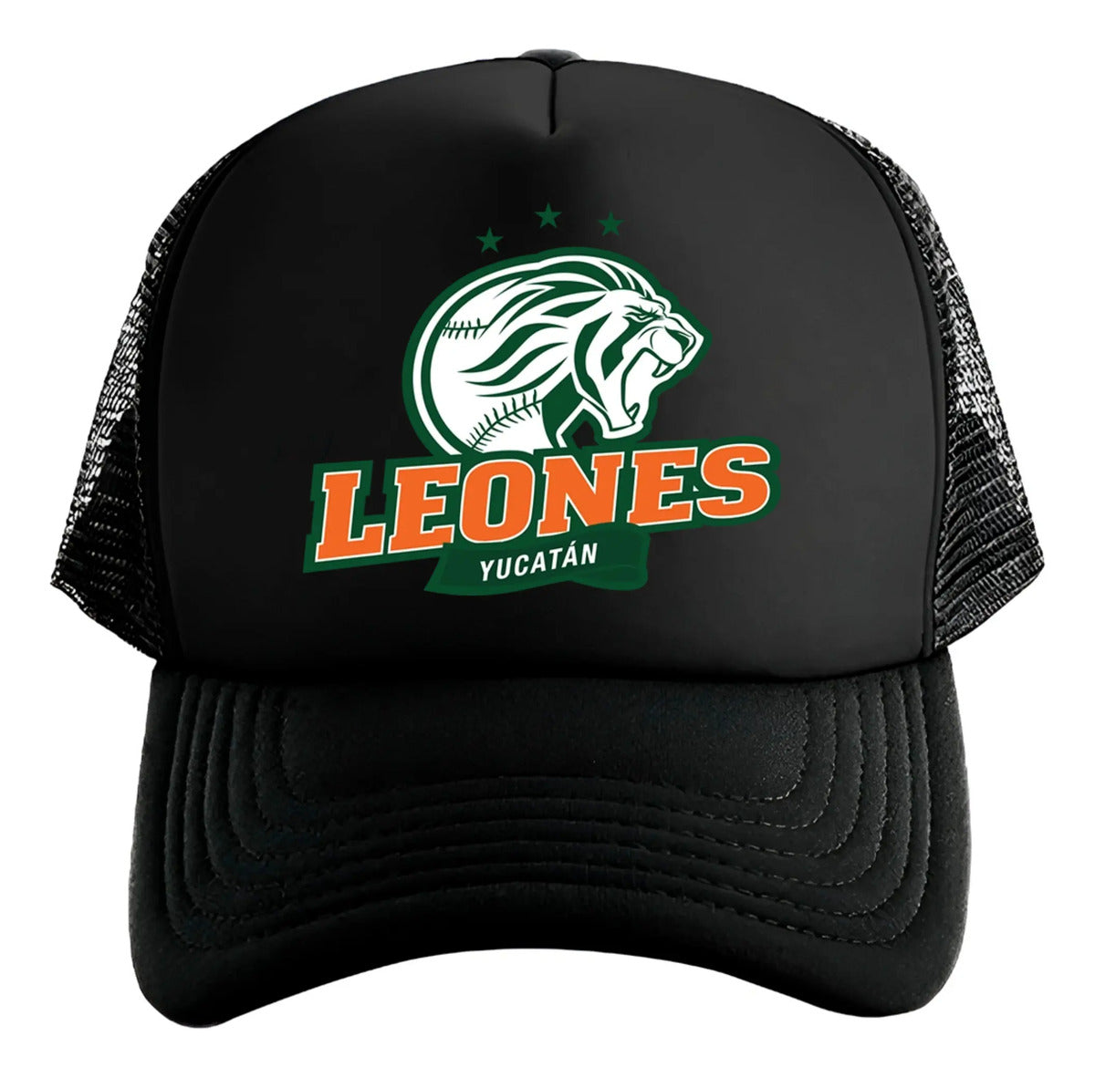 Gorra Leones Yucatán Lmb Béisbol México Deportes Negro Ajustable Leones