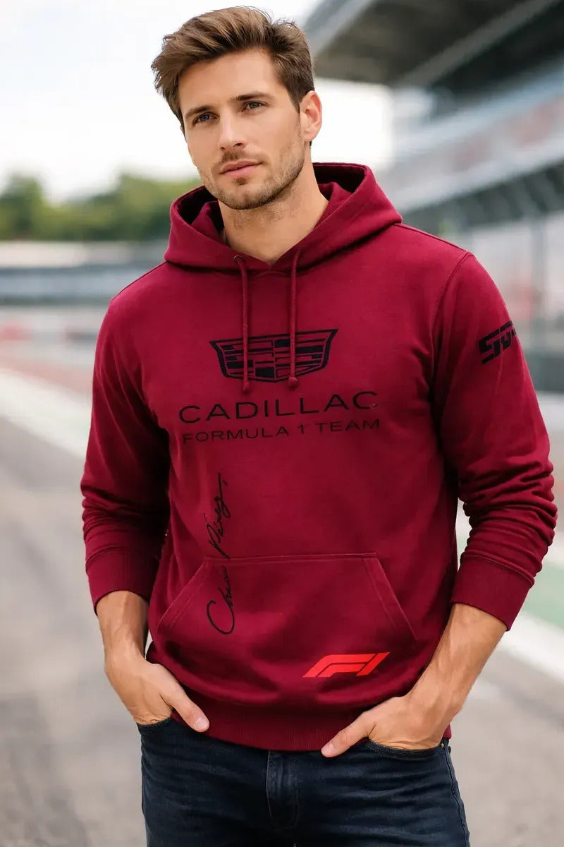 Pack Playera Sudadera Gorra Mochila Cadillac Formula 1 Team
