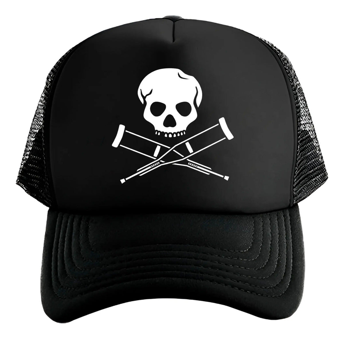 Gorra Trucker Jackass Negro Ajustable Jackass