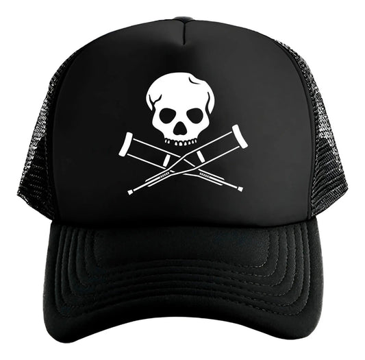 Gorra Trucker Jackass Negro Ajustable Jackass