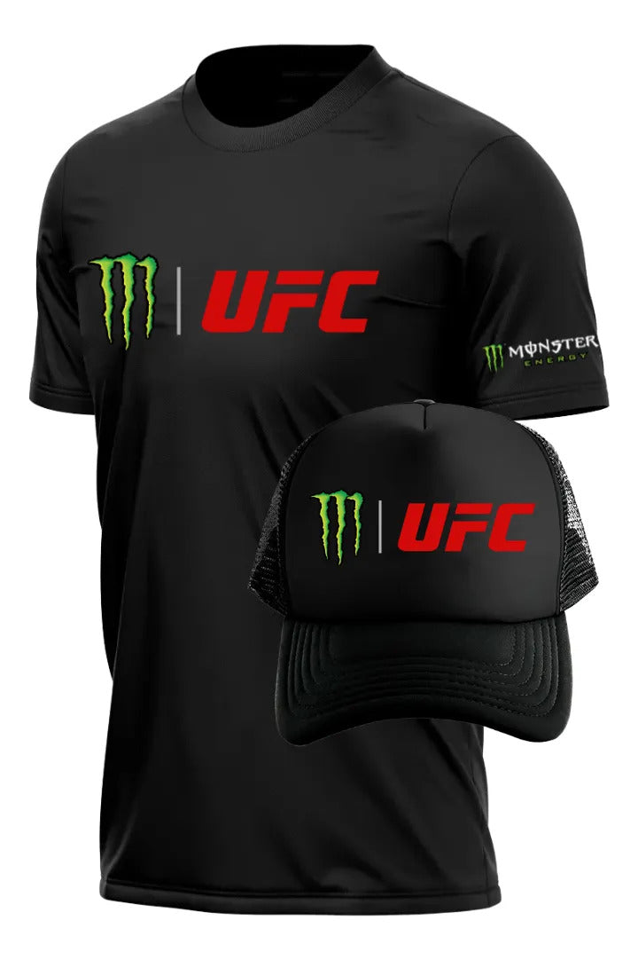 Playera Y Gorra Monster X Ufc
