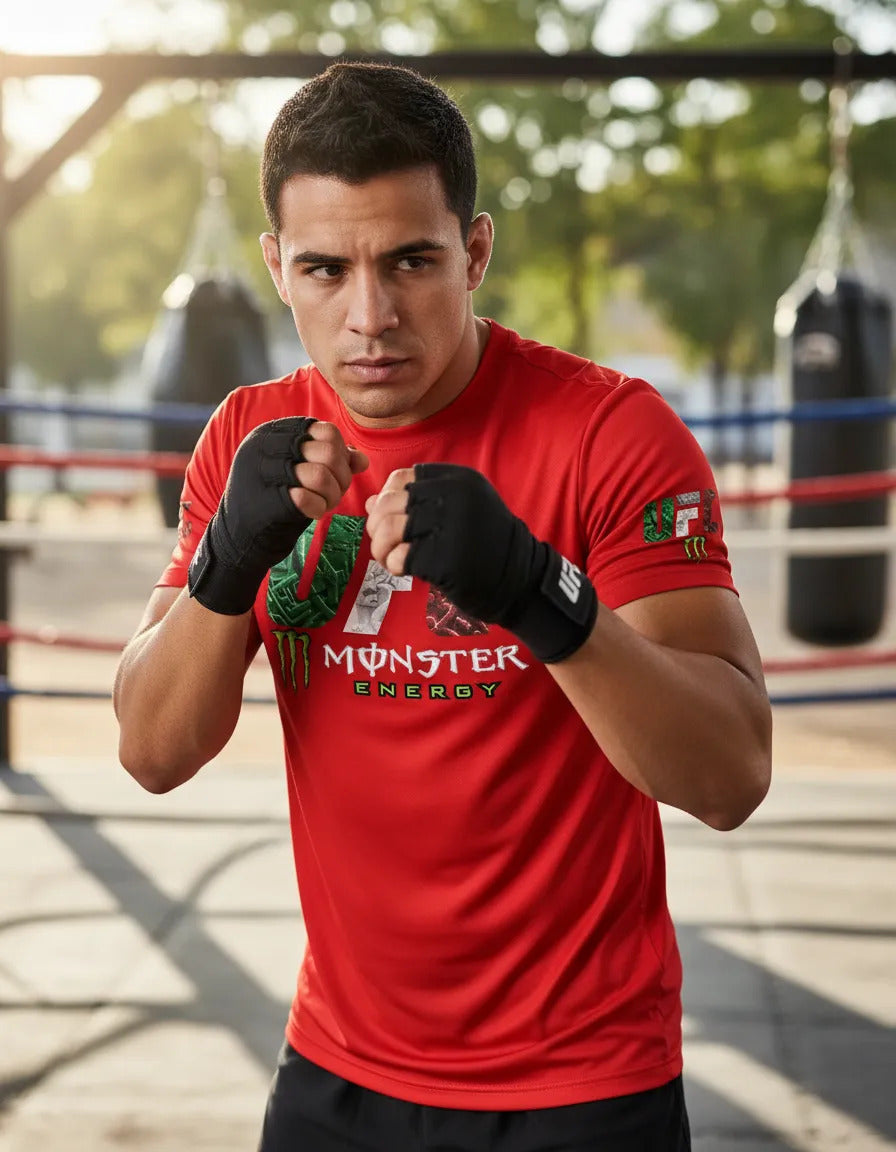 Playera Dry Fit Ufc Monster Energ Mma Box Muay Thai Bjj Kb