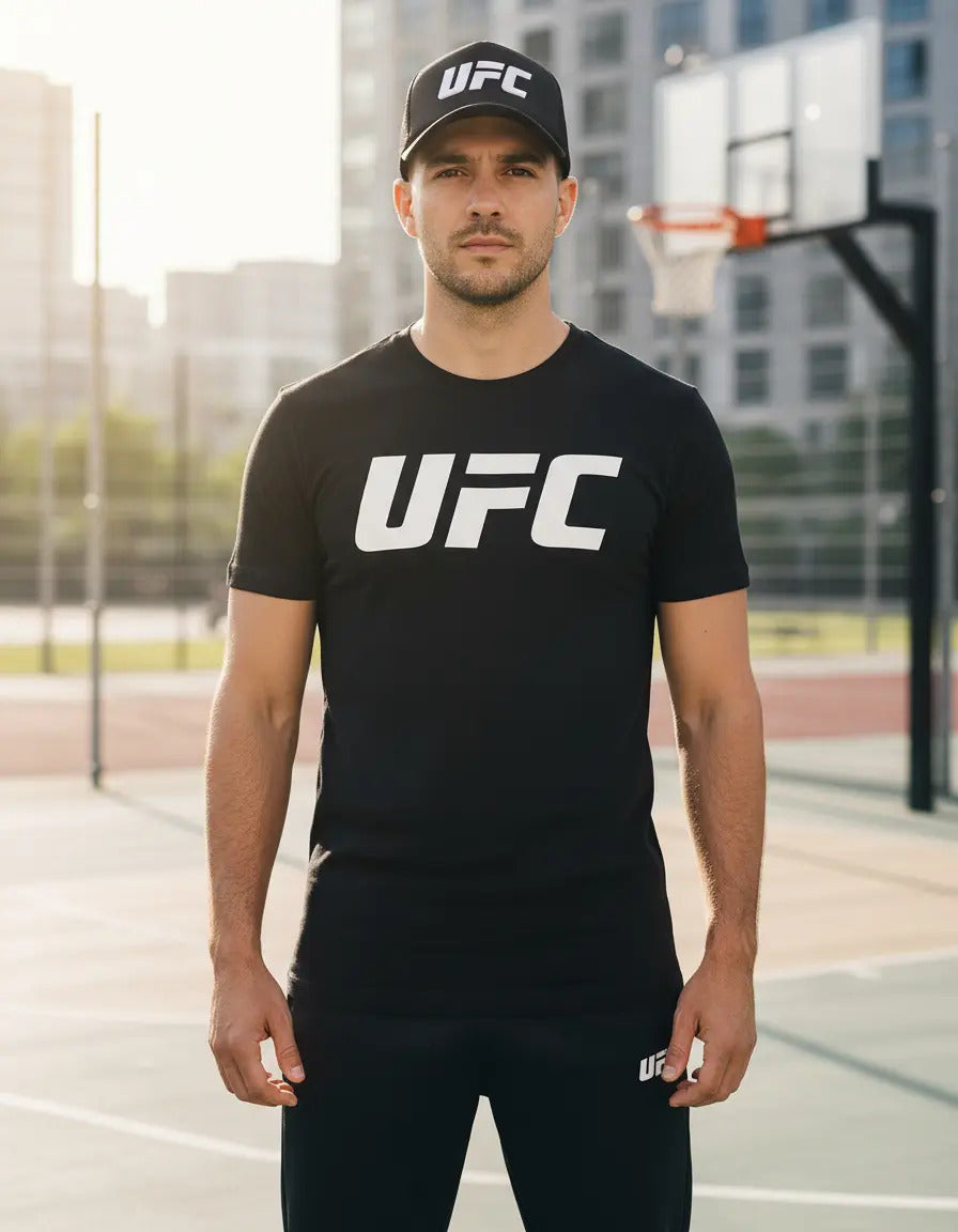 Ufc Playera Y Gorra Unisex Ufc Mma Box Muay Thai Kick Boxing