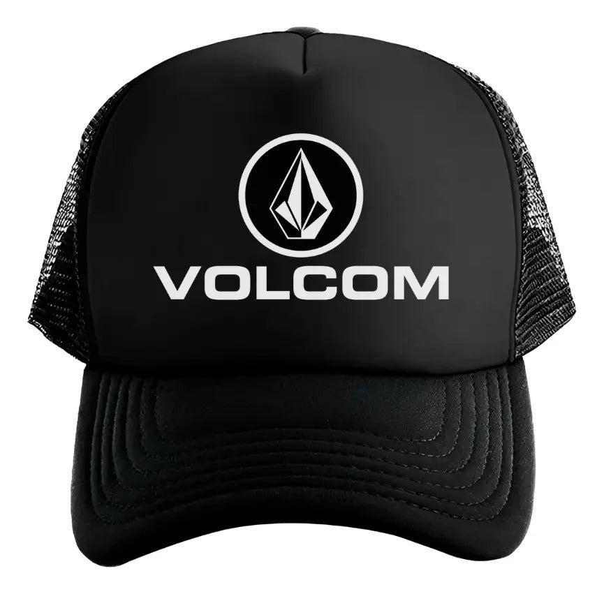 Gorra Volcom Moda Urbana Elegante Aesthetic Actualidad Negro Ajustable Volcom
