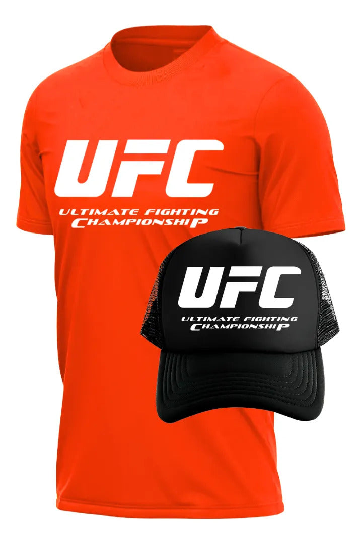 Playera Y Gorra Ufc Ultimate Fighter Championship Mma Box Jj