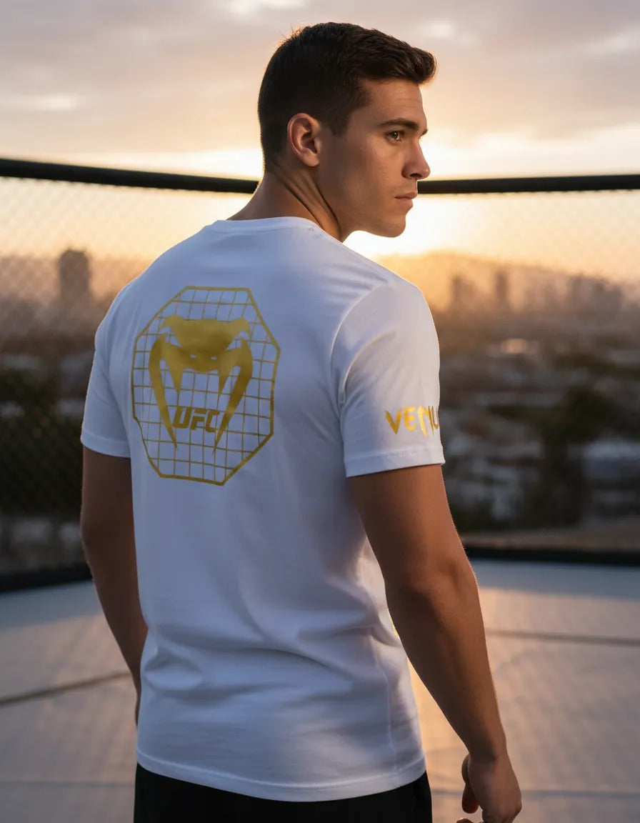 Playera Algodón Ufc Venum Octa Mma Box Muay Thai Kick Boxing