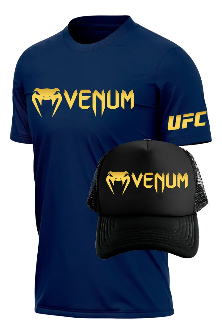 Playera Y Gorra Venum Ufc Classic Mma Box Muay Thai Kb Bjj
