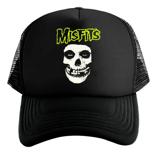 Gorra Misfits Música Rock Negro Ajustable Misfits