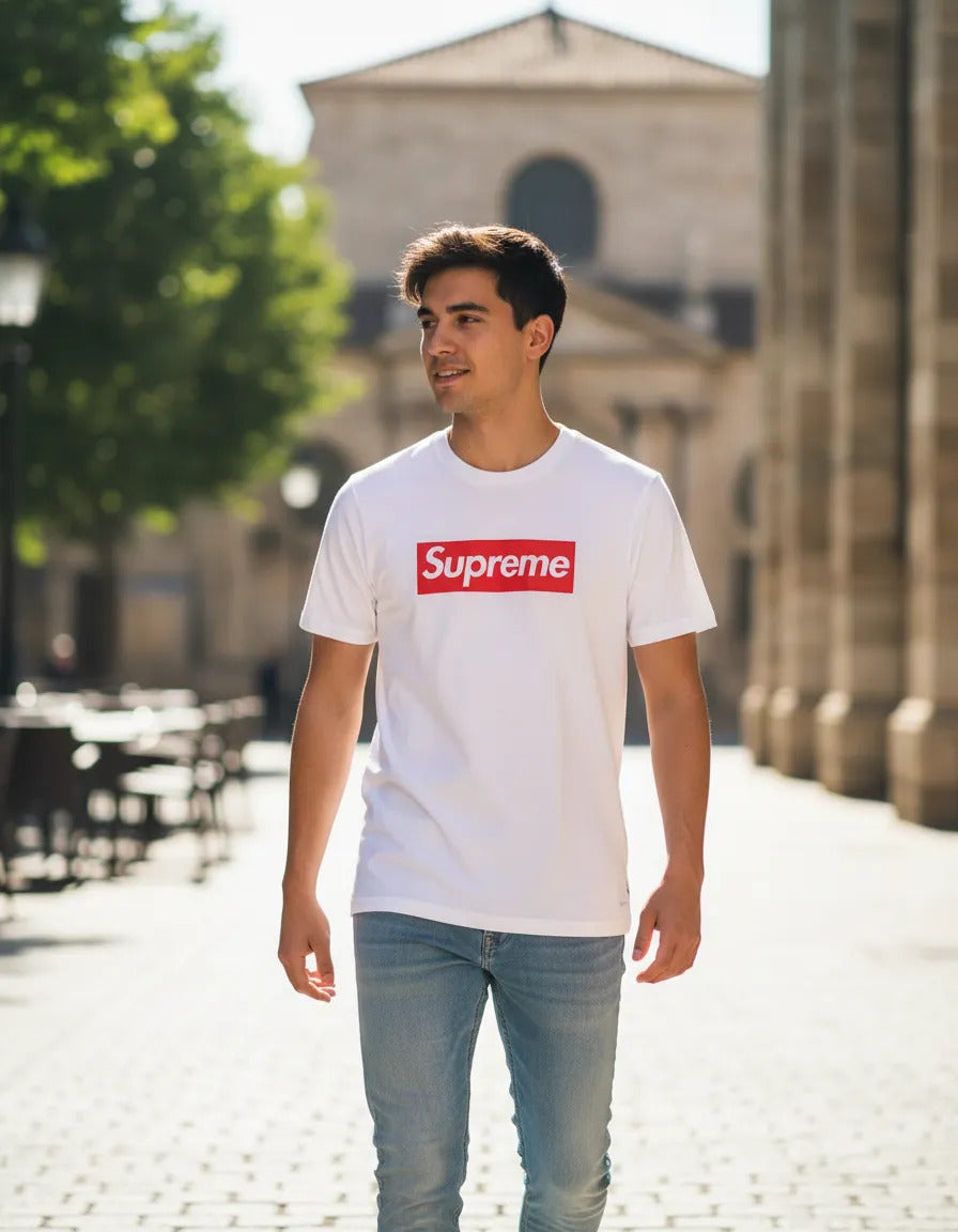 Playera Supreme Moda Aesthetic Actualidad Moderno