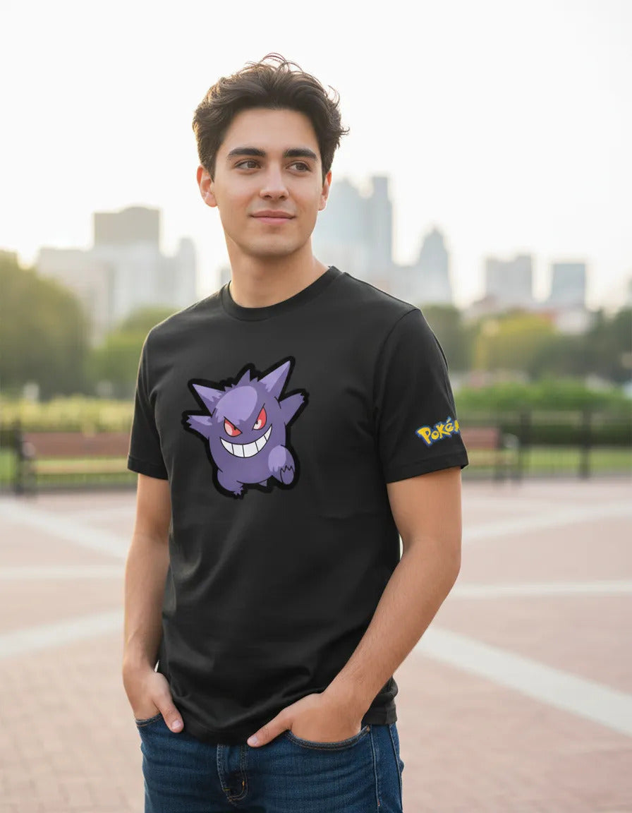 Playera Pokémon Gengar Pikachu Charmander Bulbasaur Squirtle