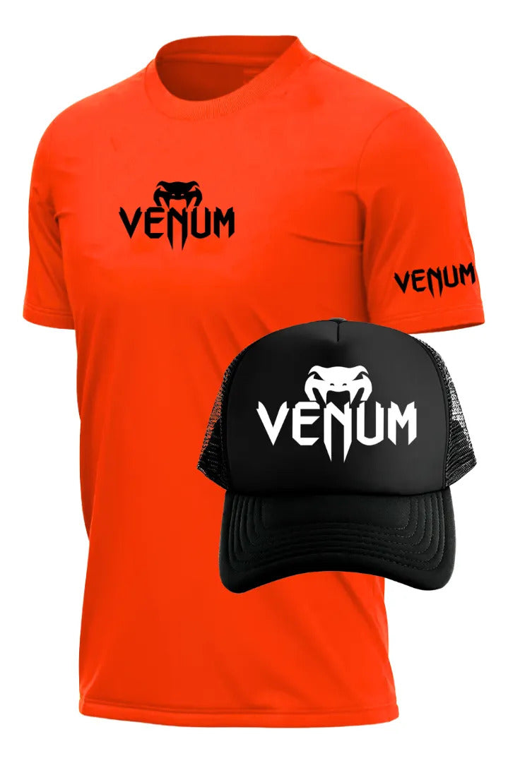 Ufc Playera Y Gorra Venum Ufc Mma Box Muay Thai Kick Boxing