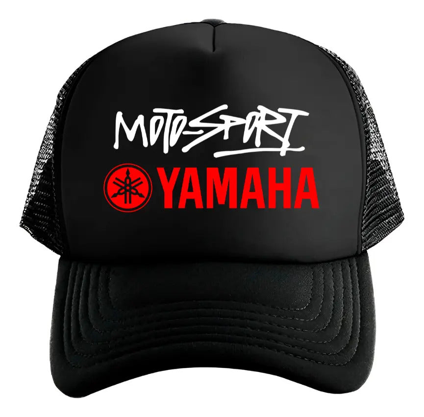 Gorra Moto Sport Yamaha Motociclismo Motogp Deportes Negro Ajustable Msy