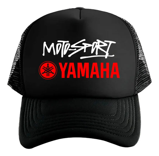 Gorra Moto Sport Yamaha Motociclismo Motogp Deportes Negro Ajustable Msy