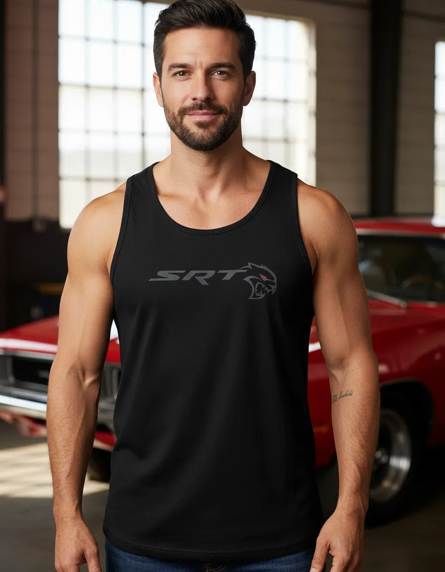 Playera Sin Mangas Hellcat Srt Dodge Charger Automovilismo