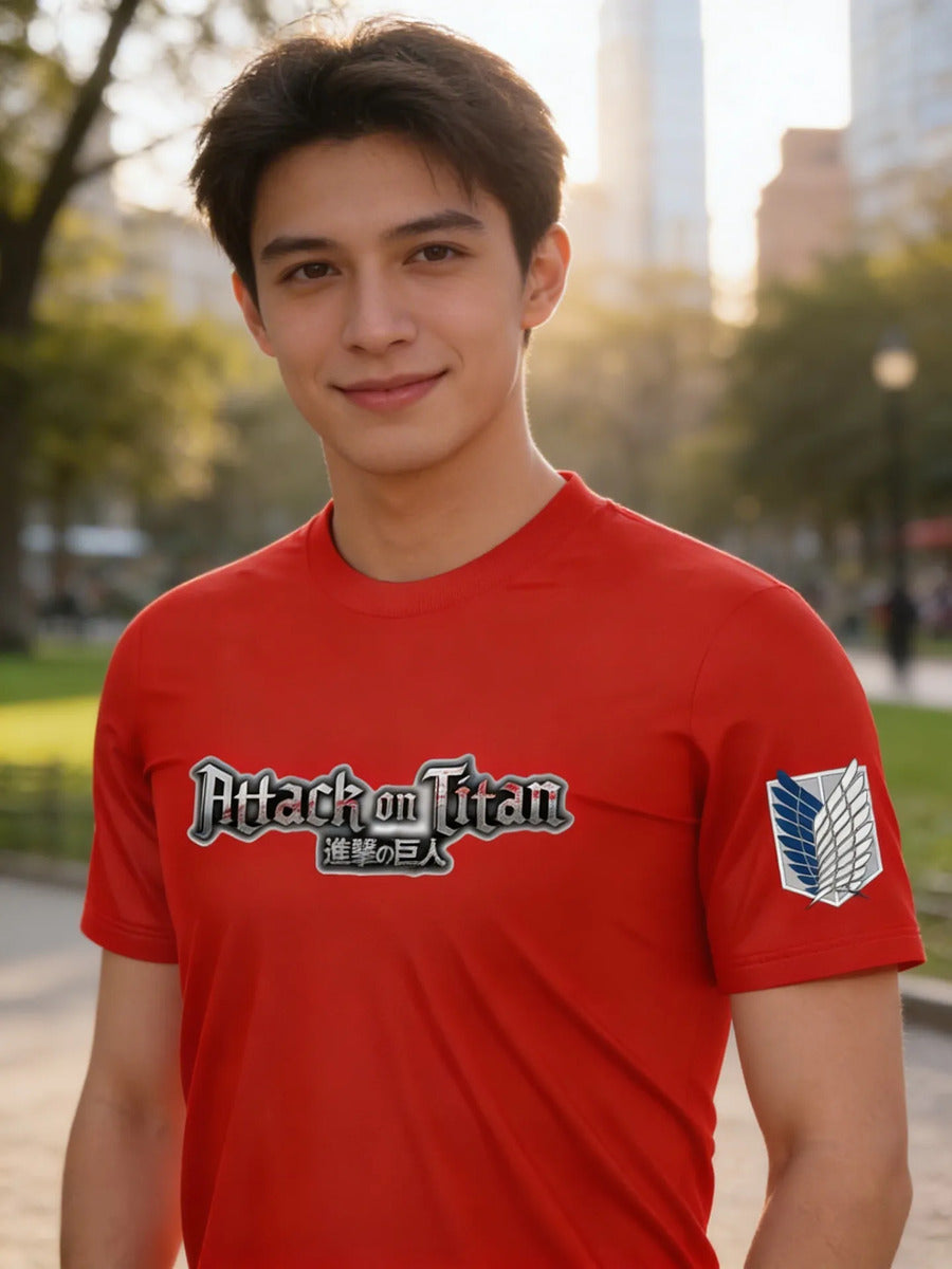 Playera Attack On Tittan Shingeki No Kyojin Eren Levi Anime