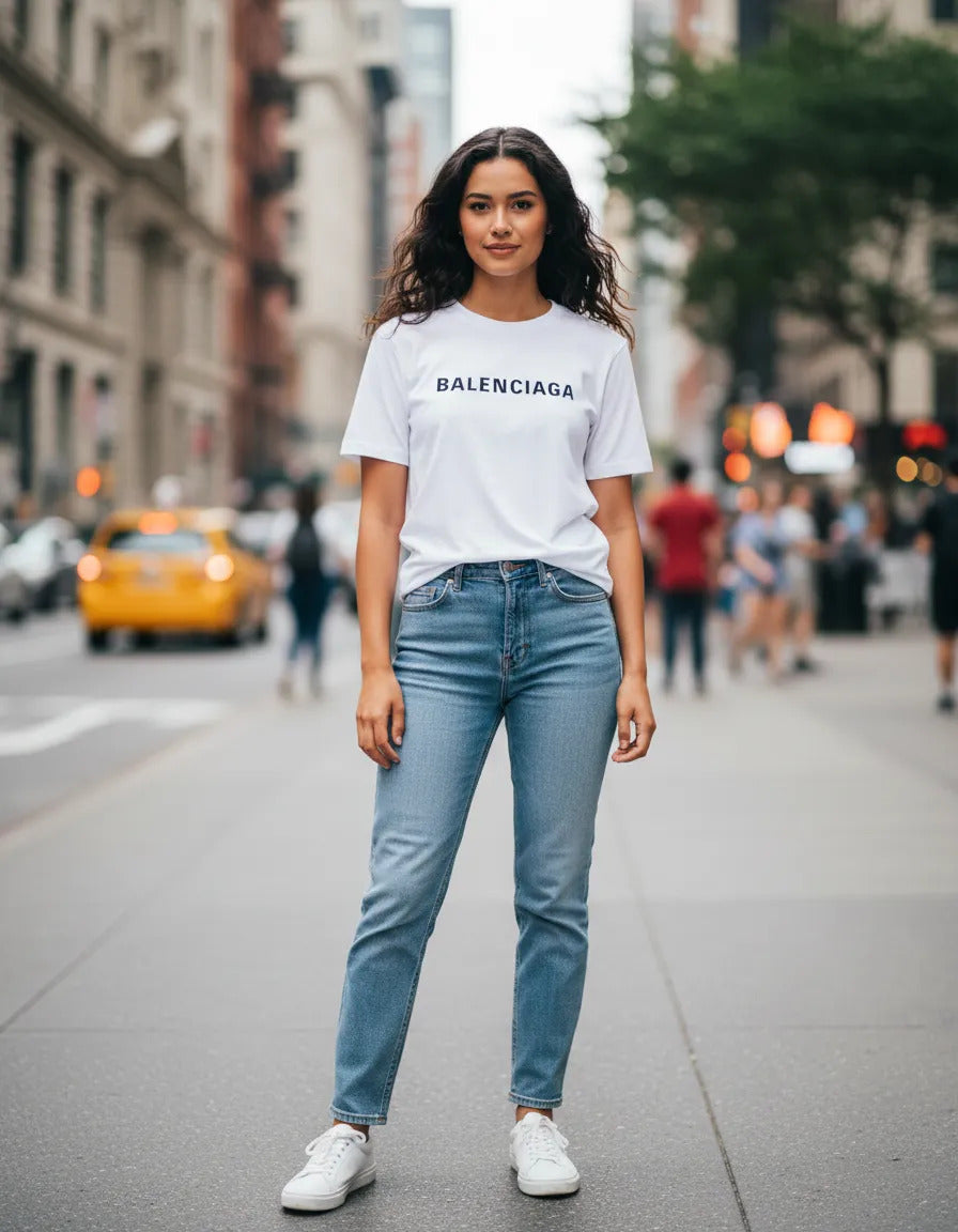 Playera Balenciaga Moda Aesthetic Actualidad Moderno