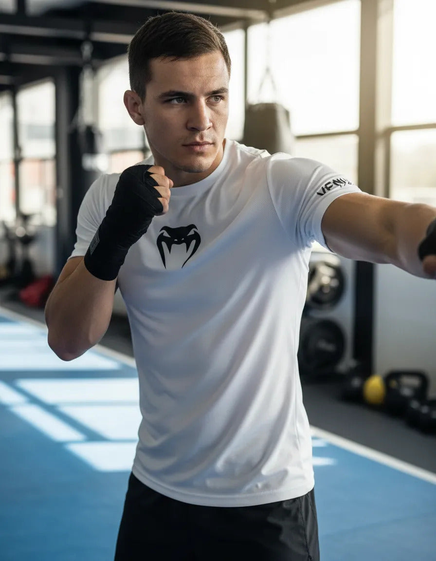 Ufc Playera Deportiva Venum Ufc Mma Box Muay Thai Kb Bjj Tkd