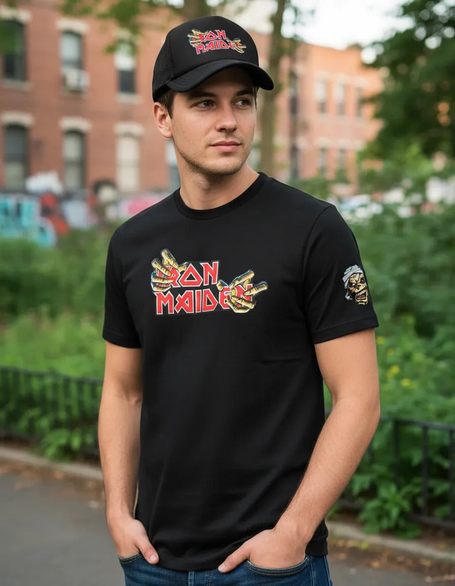 Playera Y Gorra Iron Maiden Música Rock Heavy Metal