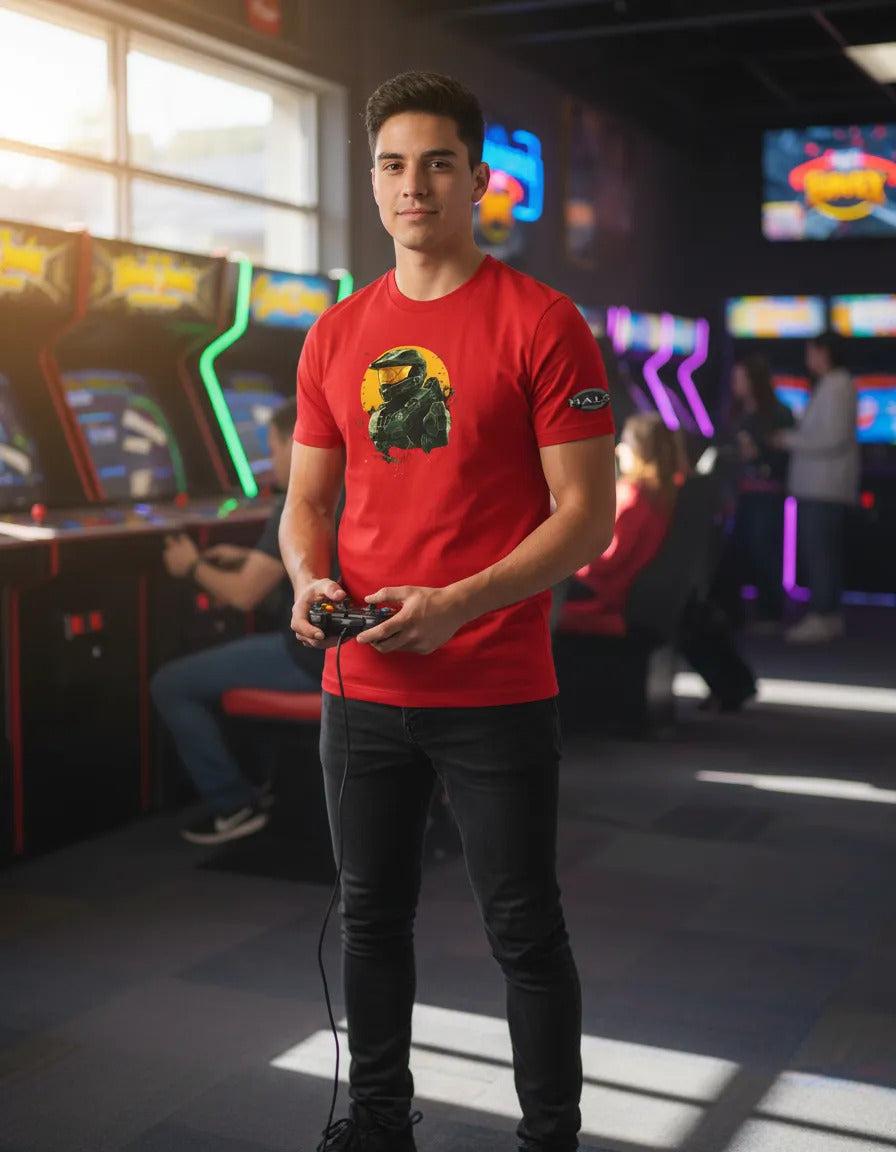 Playera Halo Master Chief Videojuegos Gamer Xbox Pc Gaming