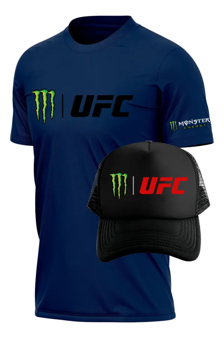 Playera Y Gorra Monster X Ufc