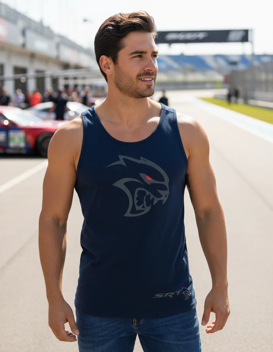 Playera Sin Mangas Hellcat Srt Dodge Charger Automovilismo