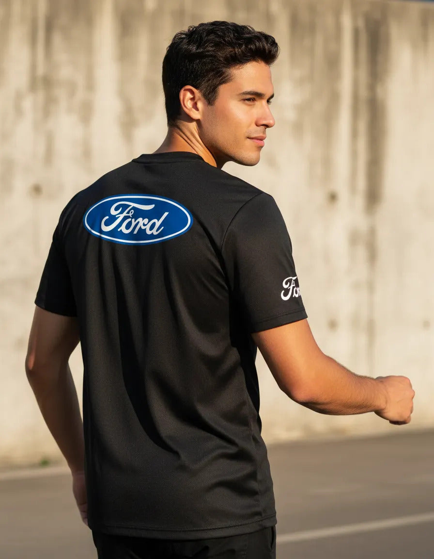 Playera Ford Doble Automovilismo Vehículo Autos Nascar