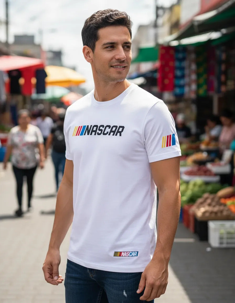 Playera Nascar Coche Automovilismo México Autos