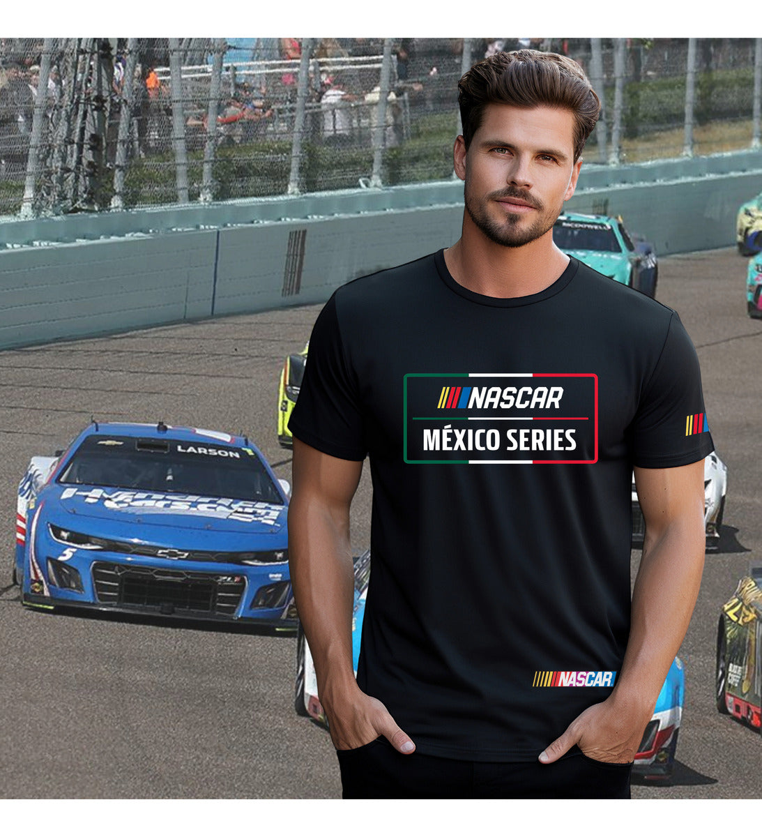 Playera Nascar Coche Vehículo Automovilismo Daniel Suárez