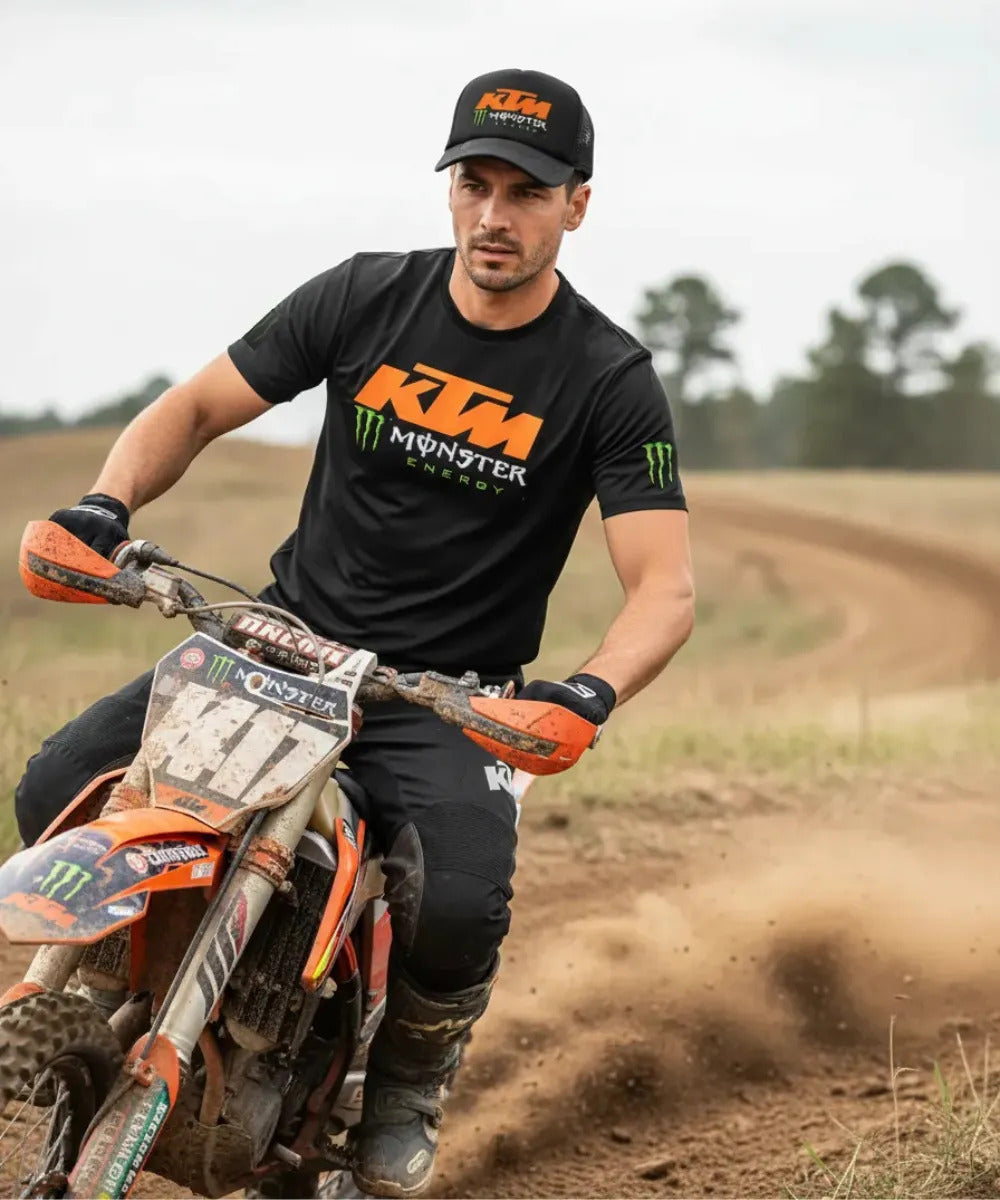 Playera Y Gorra Ktm Monster Energ Off Road Motocross