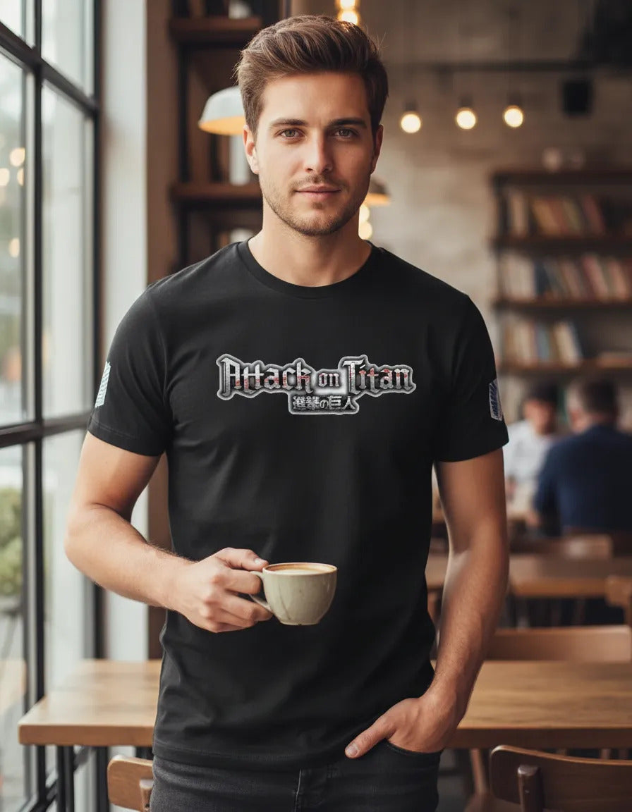 Playera Attack On Titan Shingeki No Kyojin Eren Levi Anime