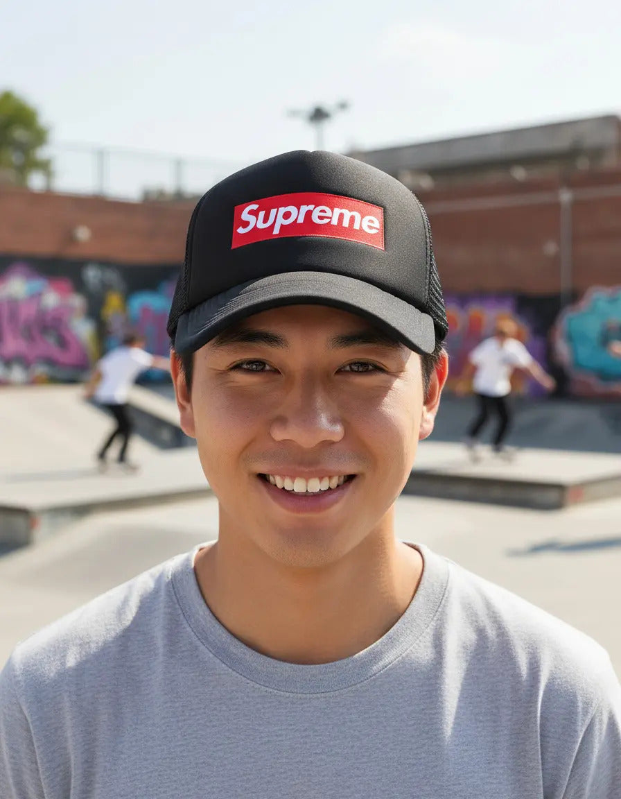 Gorra Supreme Negro Ajustable Supreme