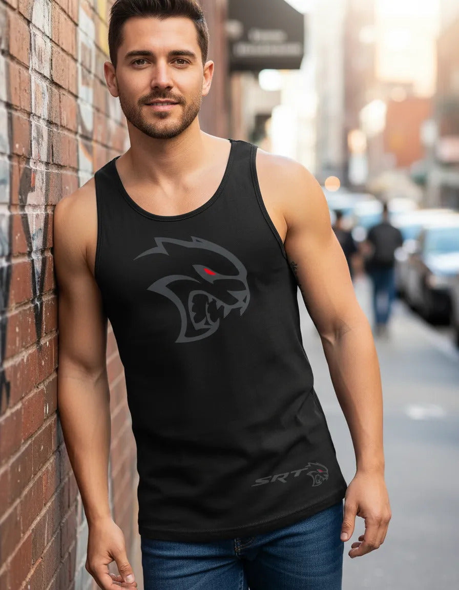 Playera Sin Mangas Hellcat Srt Dodge Charger Automovilismo