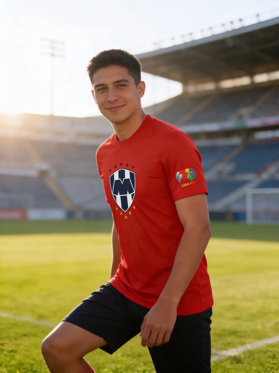 Playera Deportiva Monterrey Fútbol Liga Mx México Soccer