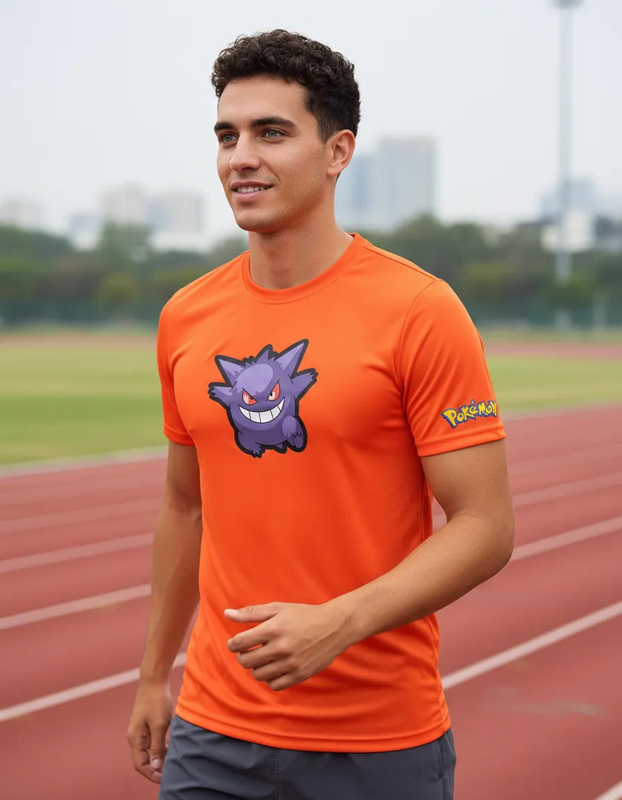 Playera Deportiva Pokémon Gengar Pikachu Charmander Squirtle