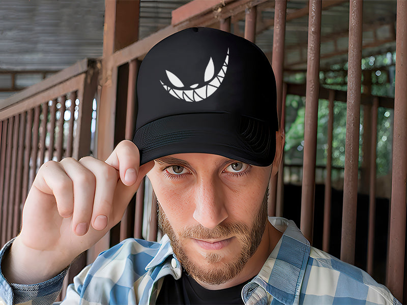 Gorra Trucker Mad Kat El Rubius Videojuegos Ps5 Xbox Pc Negro Ajustable Mk