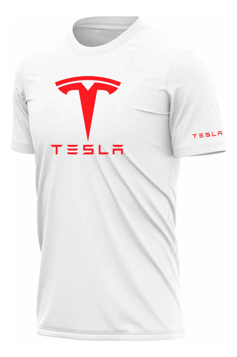 Playera Tesla Automovilismo Vehículo Coche