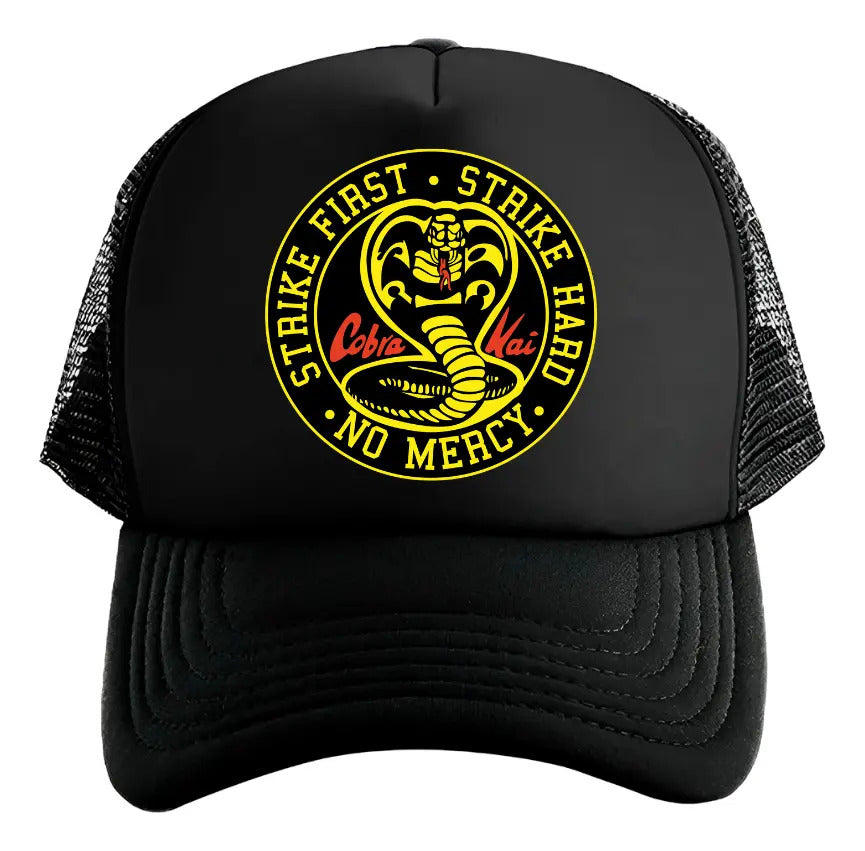 Gorra Cobra Kai Karate Kid Negro Ajustable Kobra