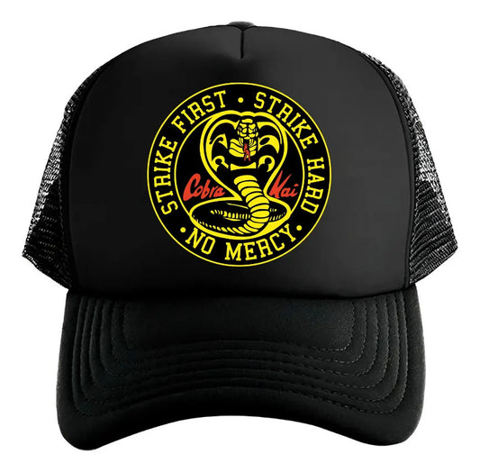 Gorra Cobra Kai Karate Kid Negro Ajustable Kobra
