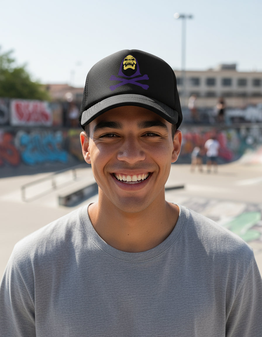 Gorra Skeletor He Man Masters Of The Universe Negro Ajustable Skltr