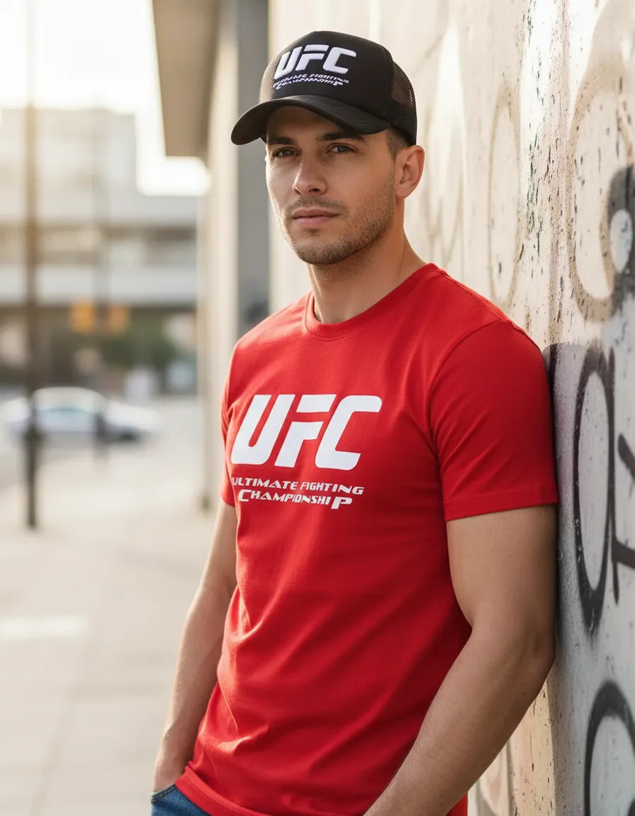 Playera Y Gorra Ufc Ultimate Fighter Championship Mma Box Jj