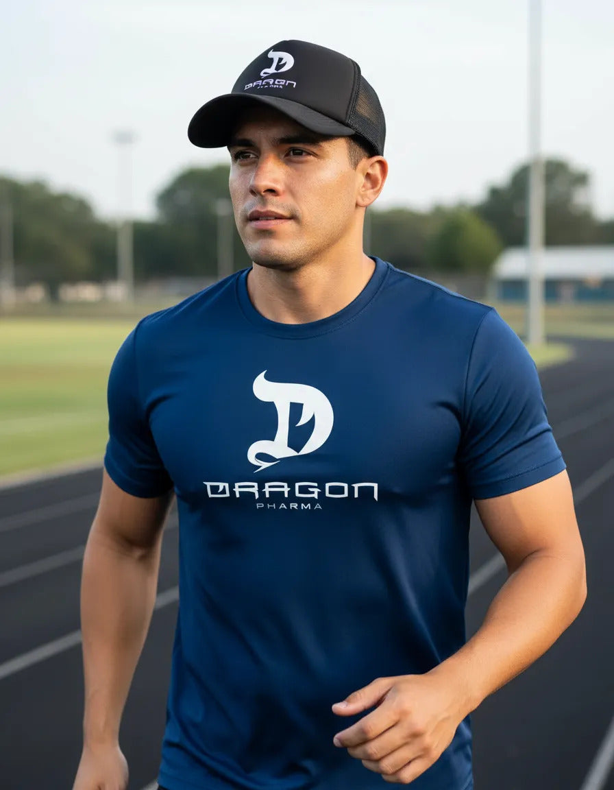Playera Y Gorra Dragon Pharma Gym Fitness Running Deportes