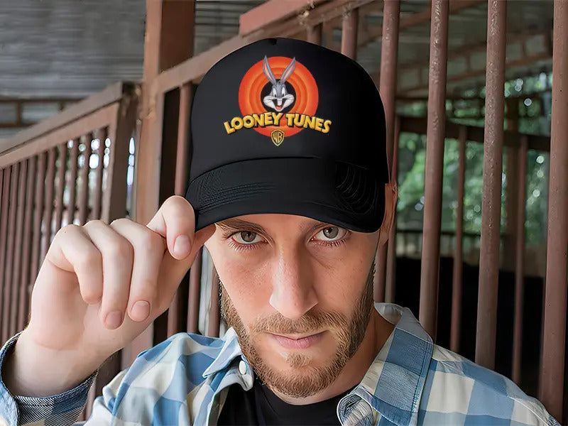 Gorra Looney Tunes Warner Bros Negro Ajustable Lt