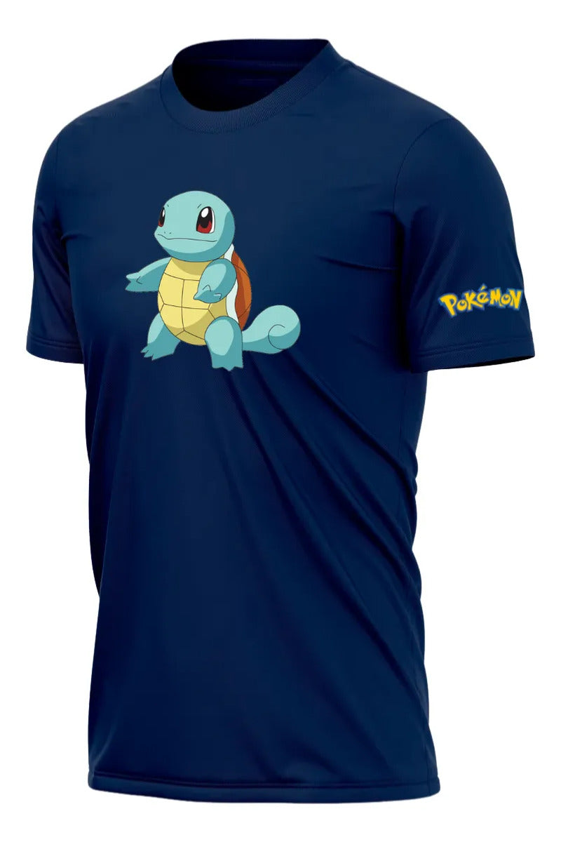 Playera Deportiva Squirtle Charmander Bulbasaur Pokémon