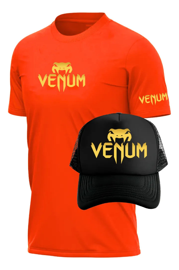 Ufc Playera Y Gorra Venum Ufc Mma Box Muay Thai Kick Boxing