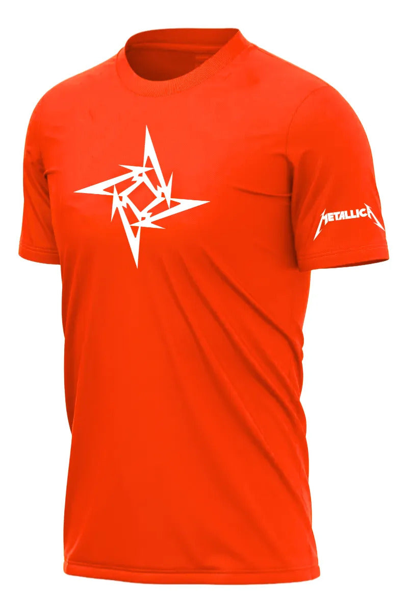 Playera Metallica Deportiva Dry Fit Música Rock Heavy Metal