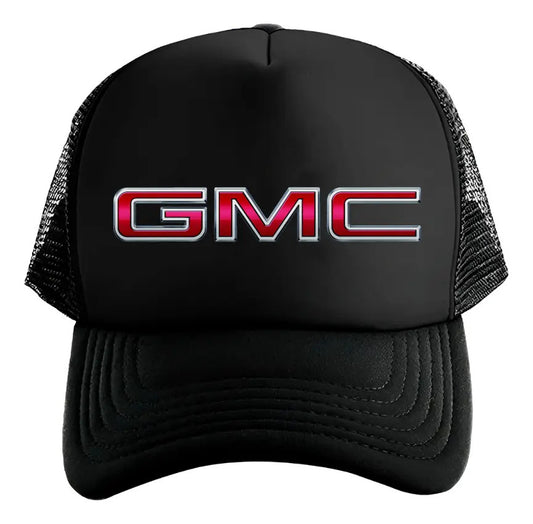 Gorra Trucker Gmc Coche Vehículo Automóvil Automovilismo Negro Ajustable Gmc