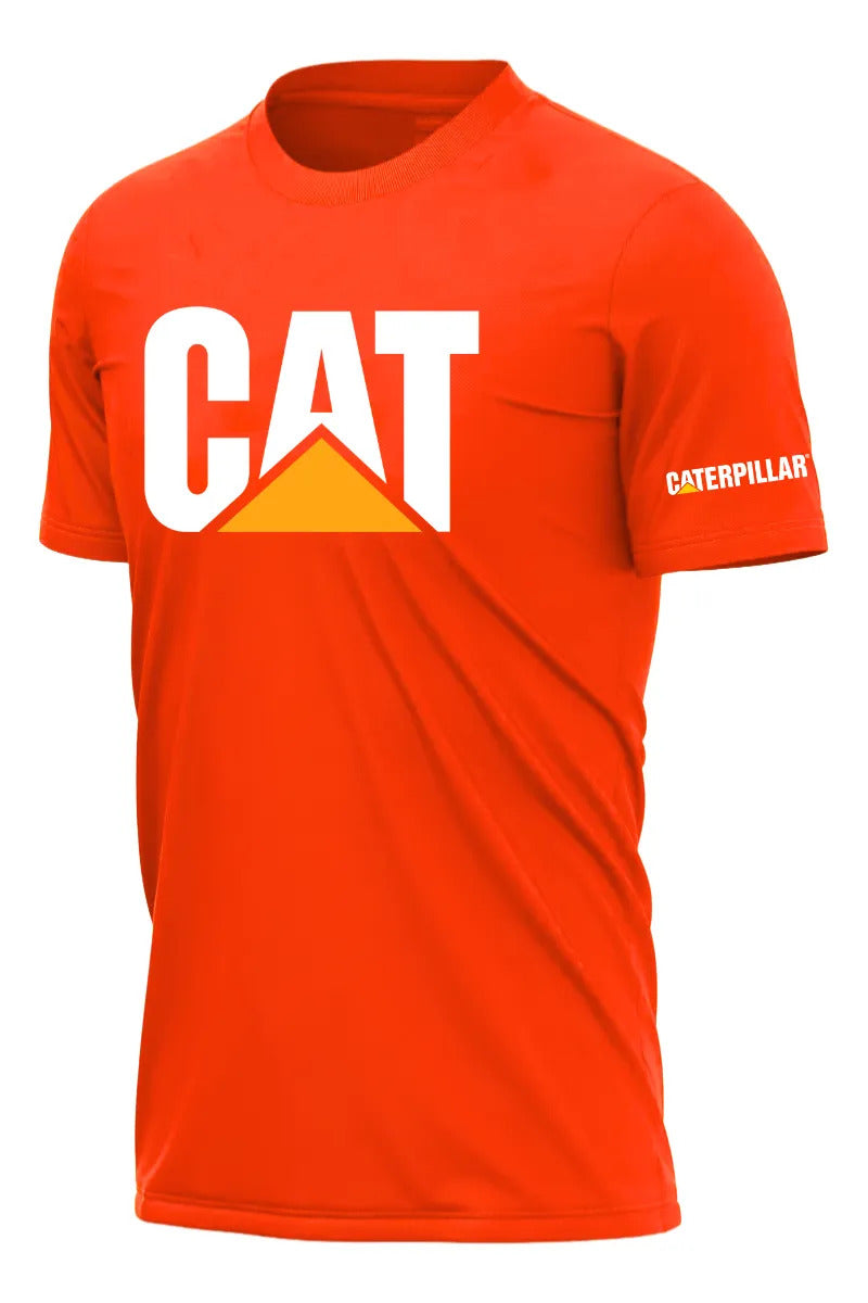 Playera Deportiva Caterpillar Maquinaria Construcción