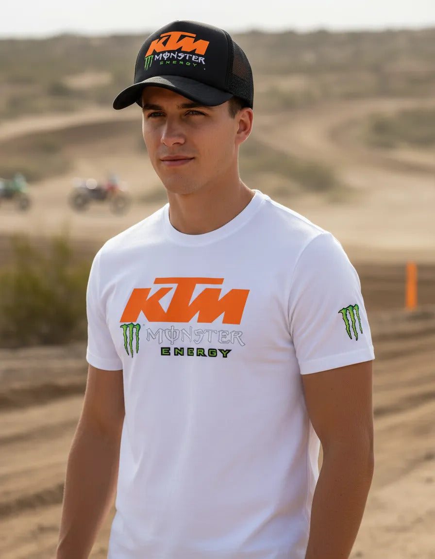 Playera Y Gorra Ktm Monster Energ Off Road Motocross